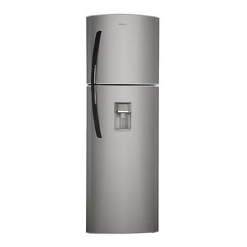 Mabe 10 cu. ft. Top-Mount Refrigerator with Water Dispenser RMA250FYMRQ0, Silver