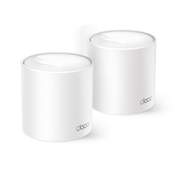 TP-Link Deco X10 AX1500 Dual-Band Mesh Wi-Fi Router, 2-Pack