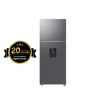 12 cu. ft. Top-Mount Refrigerator with Water Dispenser, Elegant Steel Finish