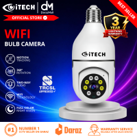 ITECH 4MP Outdoor Wireless Wi-Fi Surveillance Camera, 360-Degree CCTV IP Camera, Home Security, WSQ