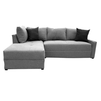 Berlin Corner Sofa, Gray, 220 x 150 cm