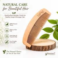Massage Wooden Comb Head Massage Hair Combs Anti-Static Heat Resistant Portable Comb Men Women Hair Styling Hair Care Tools