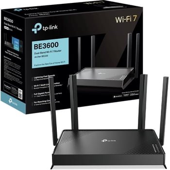 TP-Link Archer BE220 Dual-Band Wi-Fi 7 Router for Streaming, Remote Work and Smart Homes